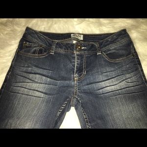 Mudd Dark Wash Straight Jeans